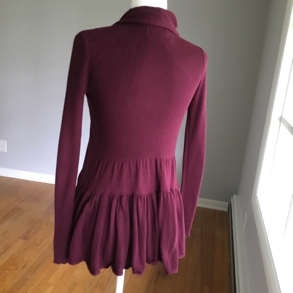 ASO ALICE CULLEN ANTHRO GUINEVERE HIKING RUFFLE SWEATER - Picture 3 of 10